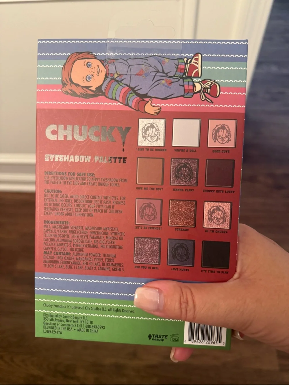 Limited Edition Child's Play Chucky Eyeshadow Palette